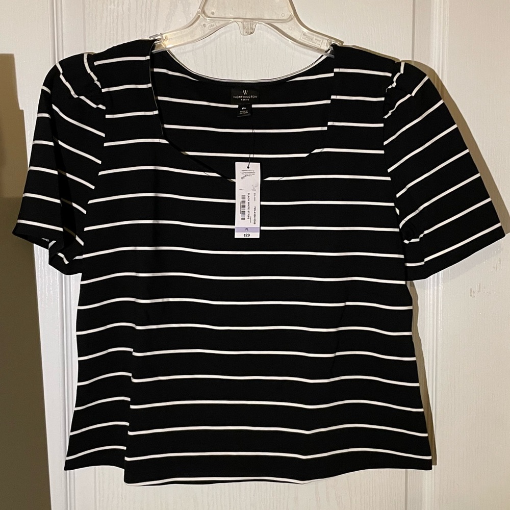 striped business shirt